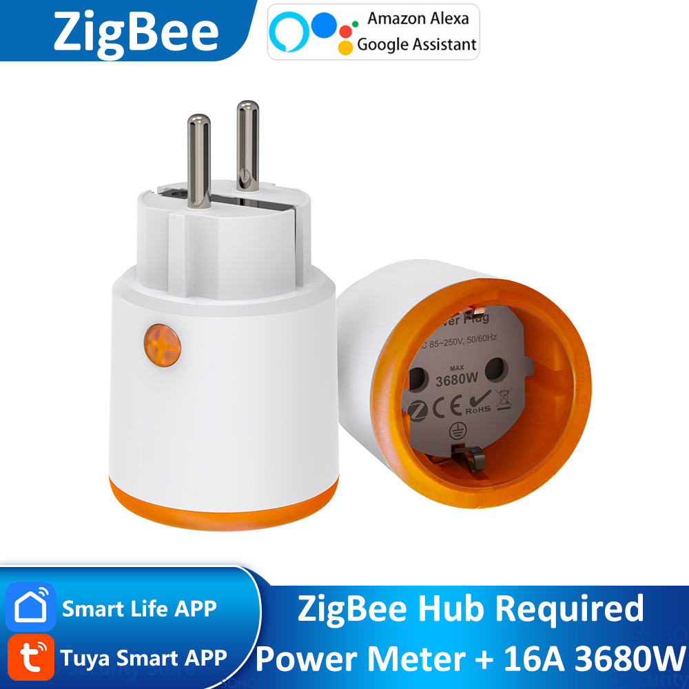 Smart Energy Monitor - الاتحاد الأوروبي 16A تويا زيجبي المنزل