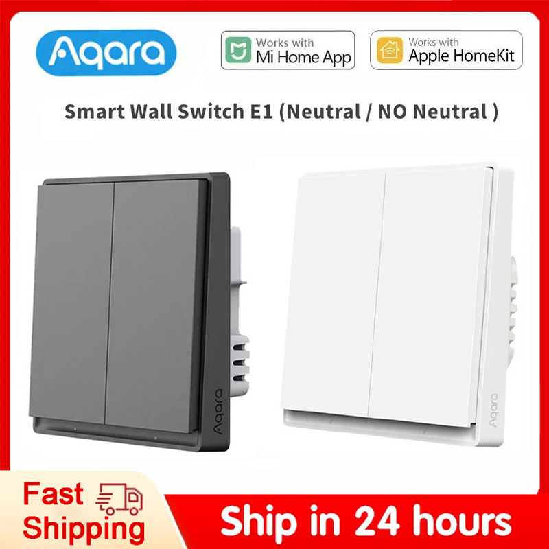 Smart Home Os - مفتاح حائط ذكي Aqara e1 ،