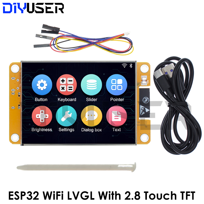 Smart Home Arduino - لوحة تطوير ESP32 LVGL مع واي