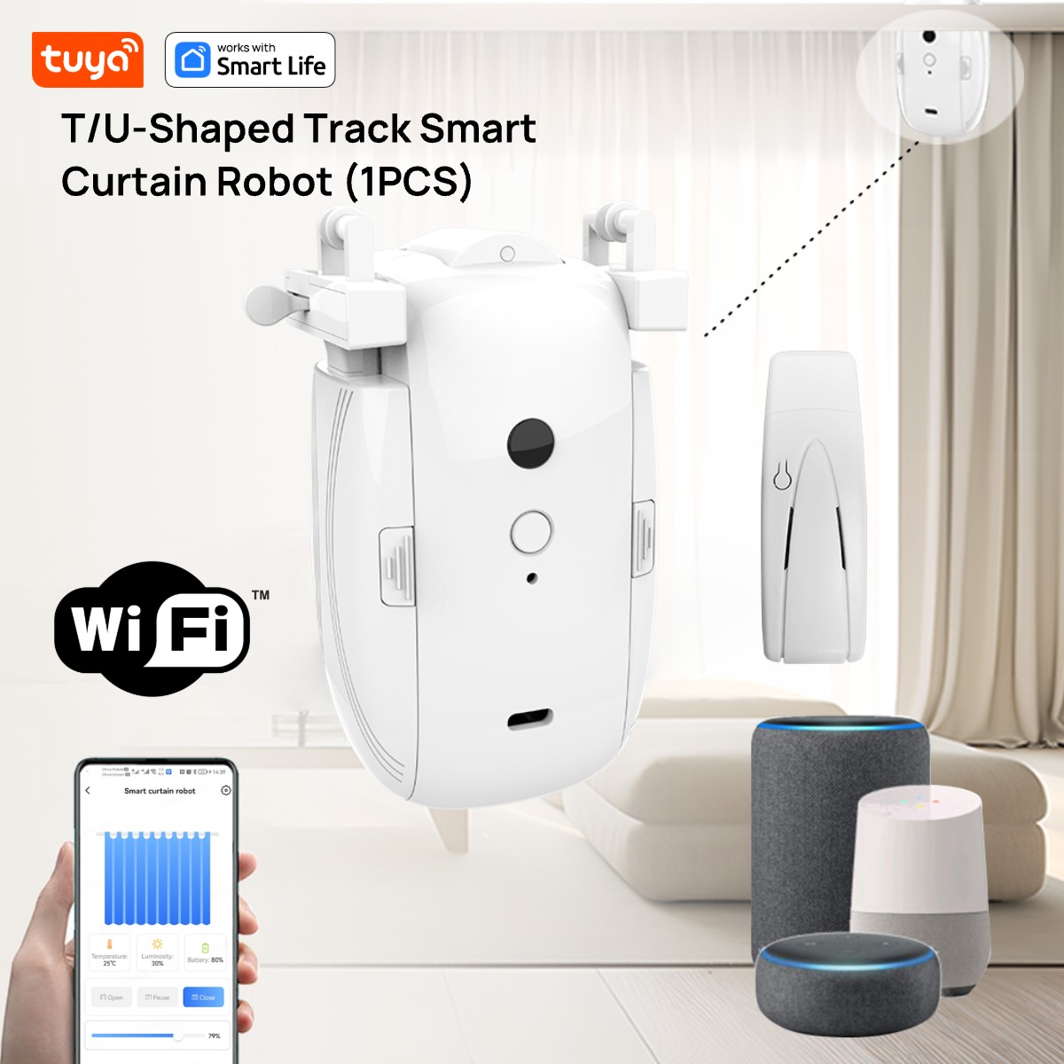 Smart Home Registration - روبوت ستارة Tuya Smart WiFi (قطعة