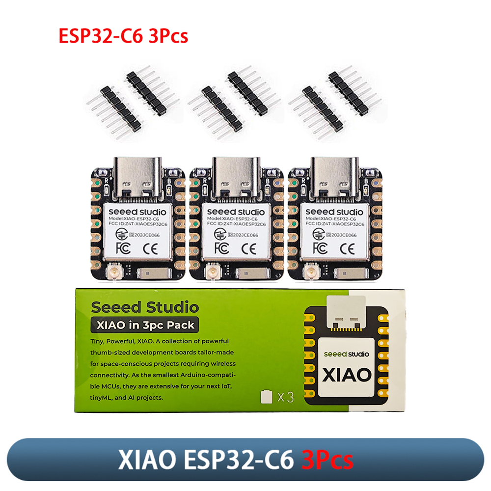 Smart Home Arduino - لوحة تطوير XIAO ESP32-C6 (3 قطع)
