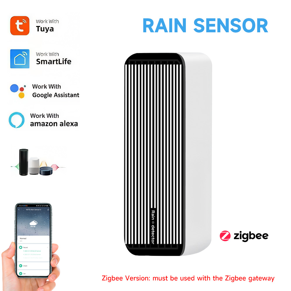 Smart Home Improvement - تويا زيجبي استشعار المطر تويا جهاز