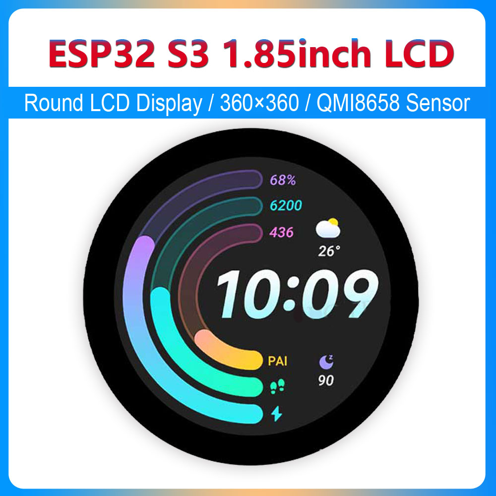Smart Home Arduino - شاشة عرض ESP32 S3 بشاشة LCD