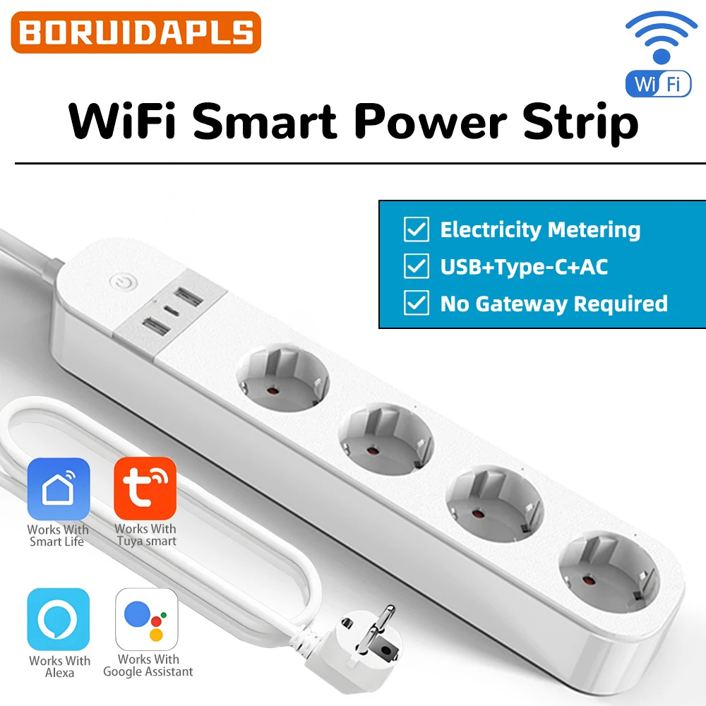 Smart Energy Monitor - شريط طاقة ذكي من BORUIDAPLS بقابس