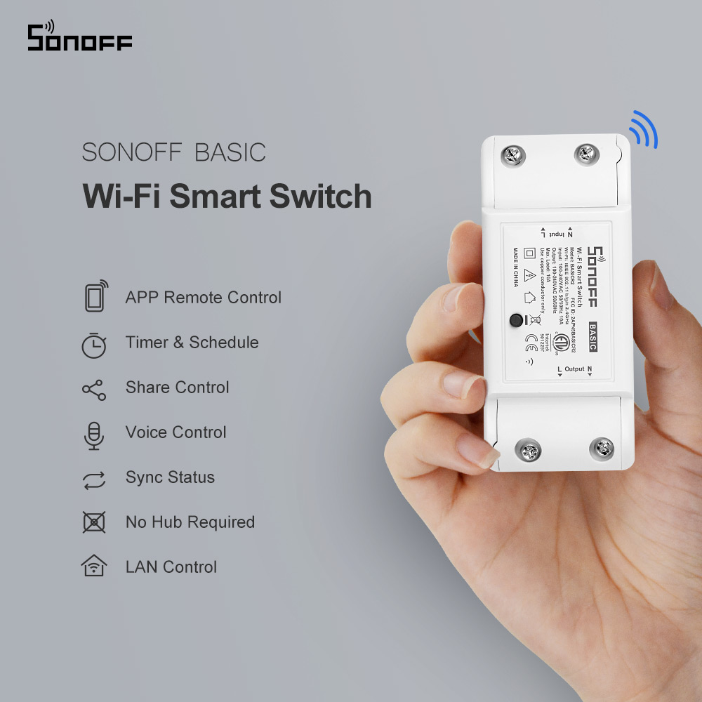 Itead SONOFF Basic R2 Mini DIY - مراجعة Smart Home Improvement وسعره