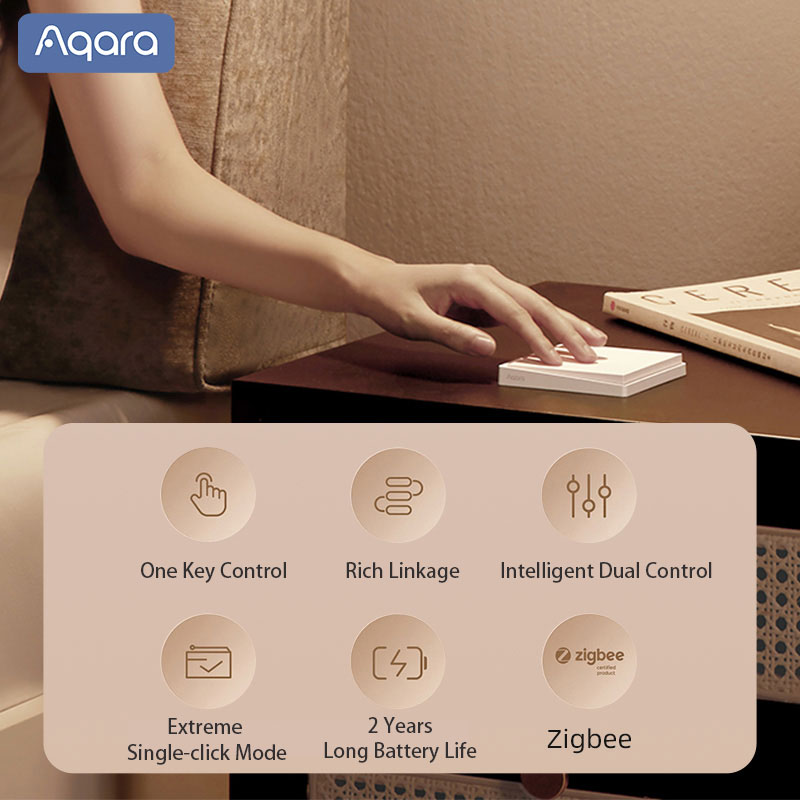 مفتاح حائط ذكي Aqara e1 ، zigb - مراجعة Smart Home Os وسعره