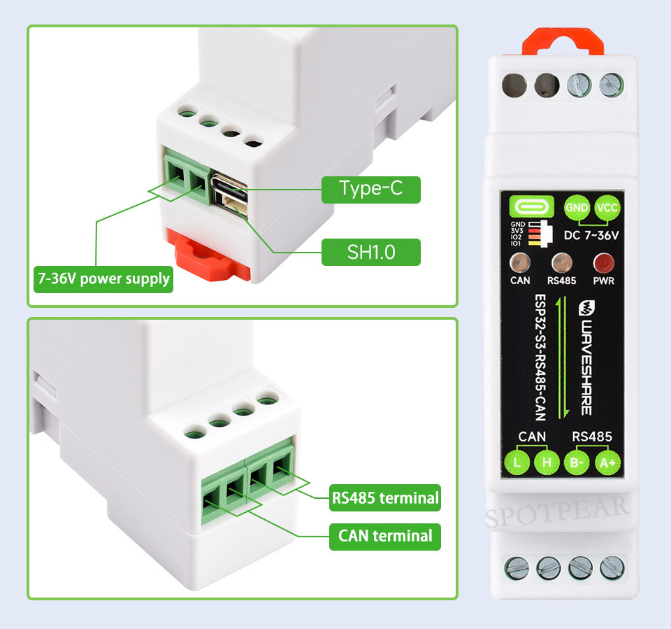 ESP32-S3 لوحة التحكم الصناعية  - مراجعة Smart Home Arduino وسعره