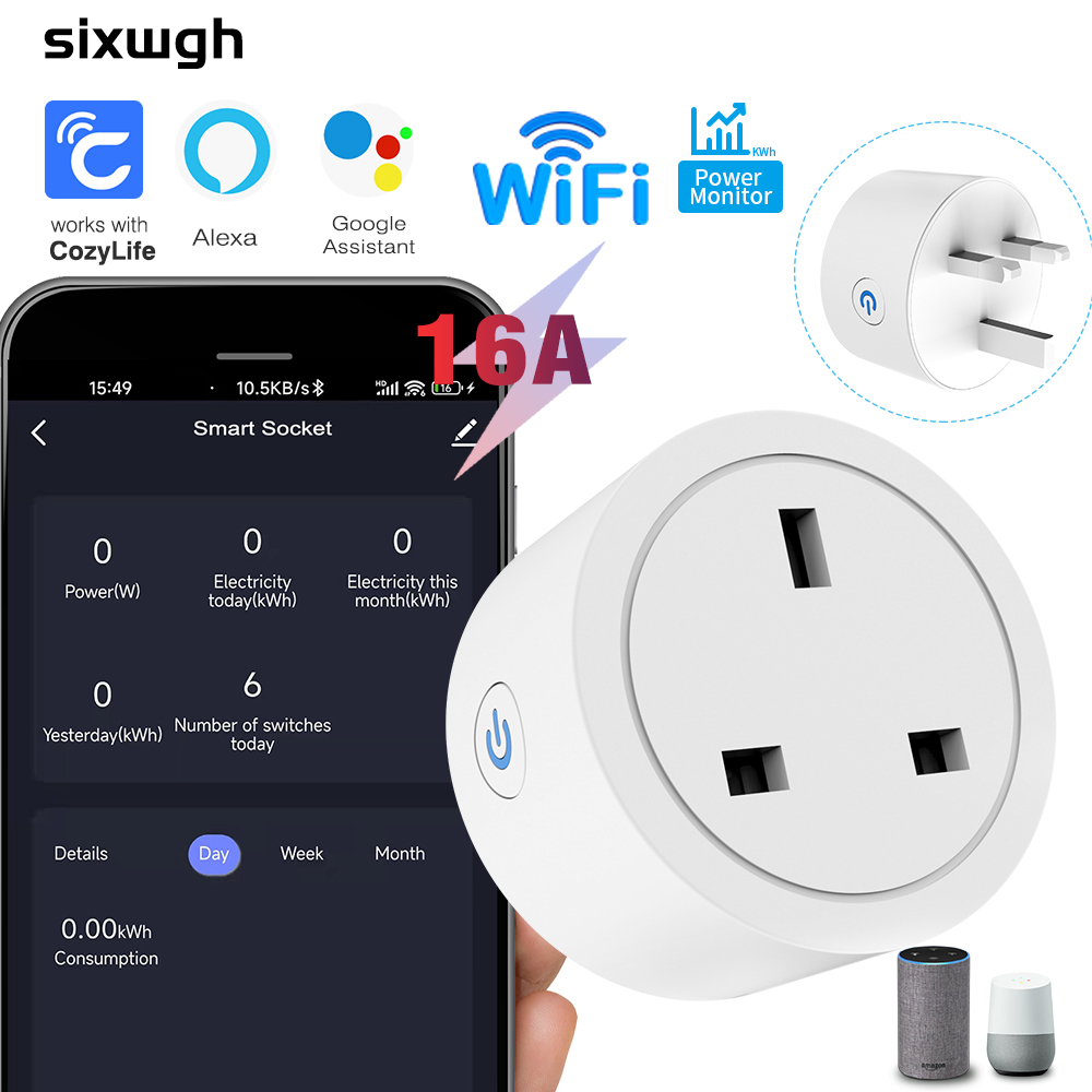 مقبس ذكي واي فاي 16 أمبير بقاب - مراجعة Smart Energy Monitor وسعره