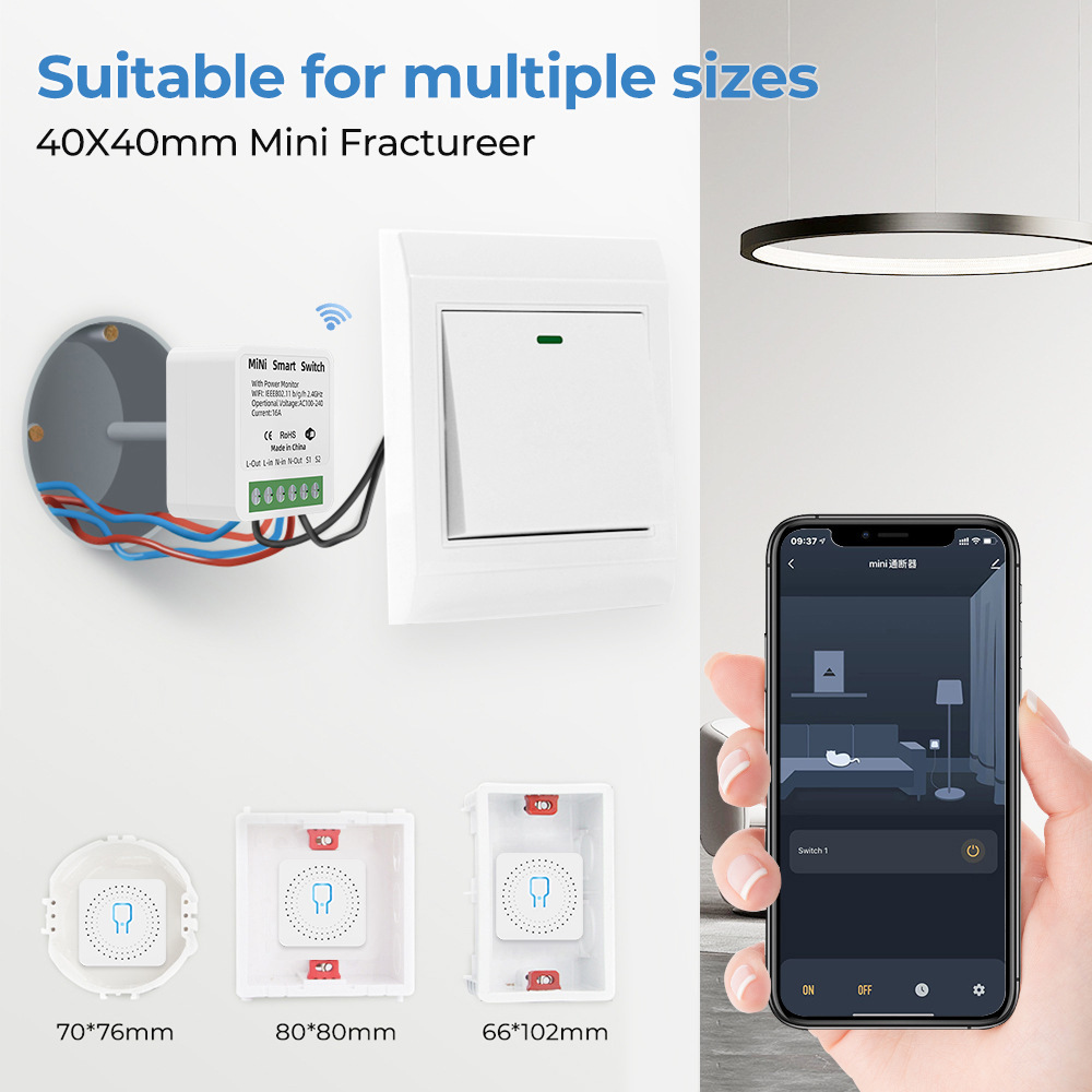 16A Tuya WiFi مفتاح ذكي 2-way  - مراجعة Smart Energy Monitor وسعره