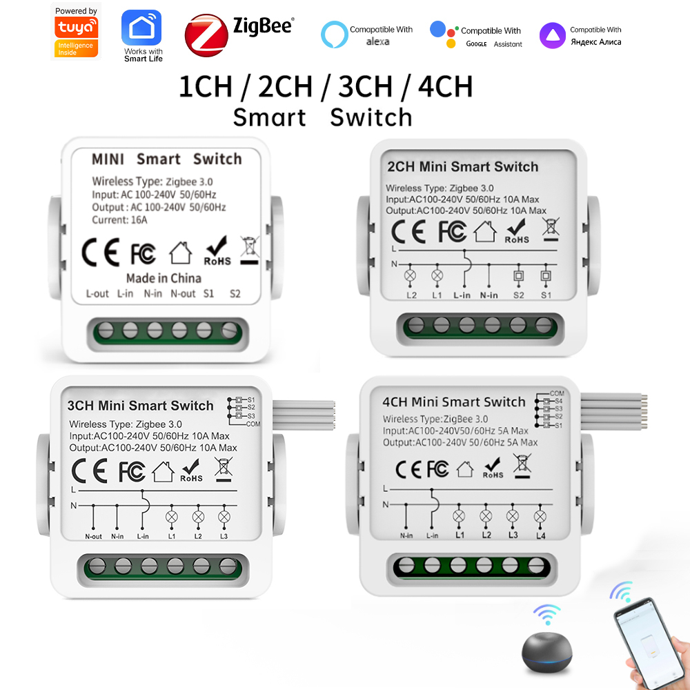 مفتاح ذكي Tuya Zigbee 3.0 بـ 1 - مراجعة Smart Home Device وسعره