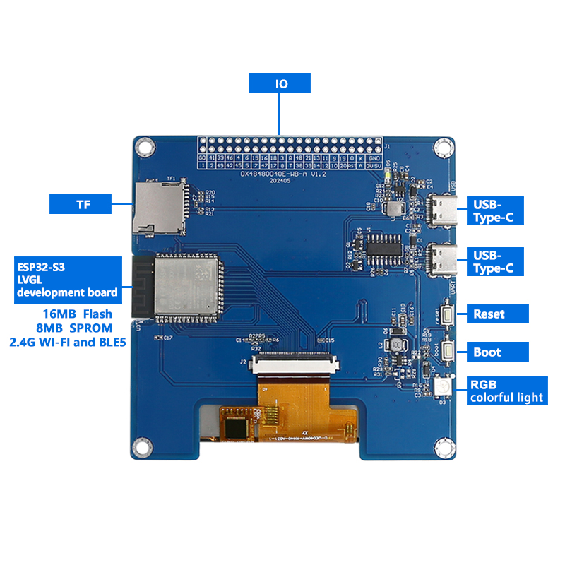 4 بوصة 480 × 480 IPS TFT مربع  - مراجعة Smart Home Arduino وسعره