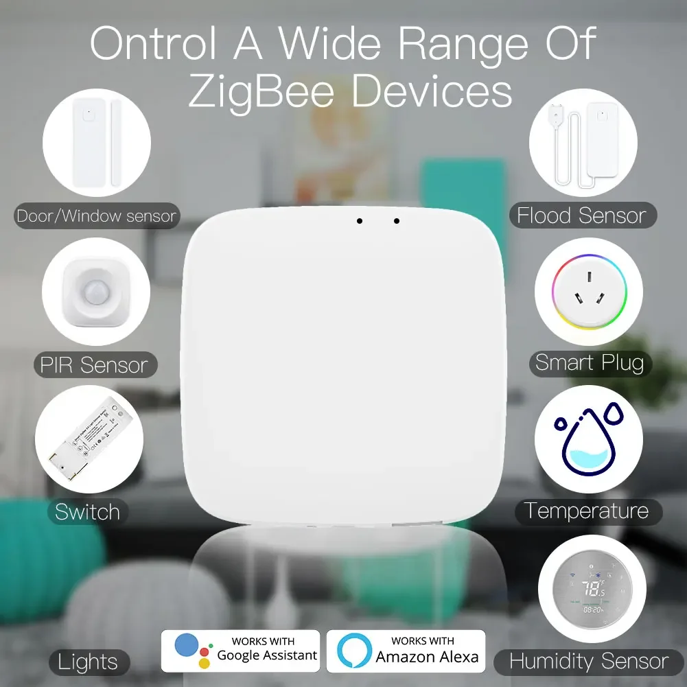 Tuya ZigBee 3.0 Smart Gateway  - مراجعة Zigbee Gateway وسعره